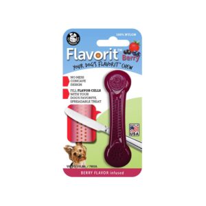 Flavorit Berry Flavoured Nylon Dog Bone Small