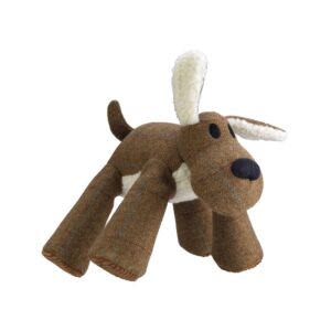 House of Paws Brown Tweed Big Paws Dog Squeaky Dog Toy