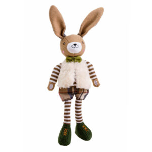 House of Paws Christmas Green Hare Dog Toy