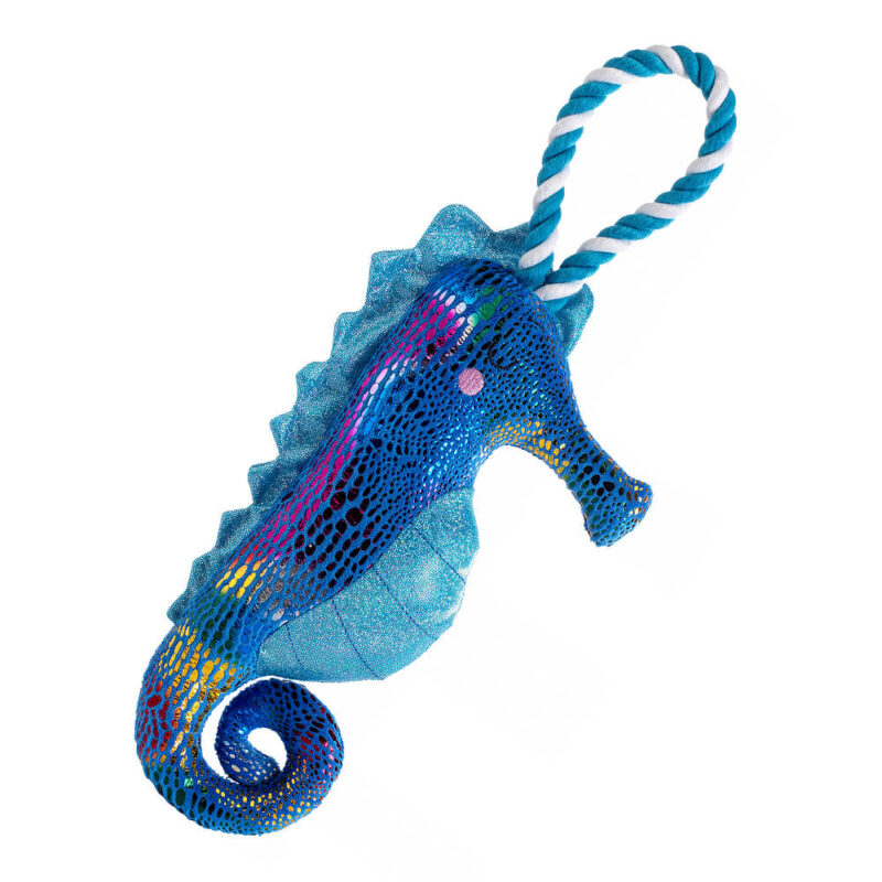 House of Paws Mythical Sea Seahorse Dog Toy