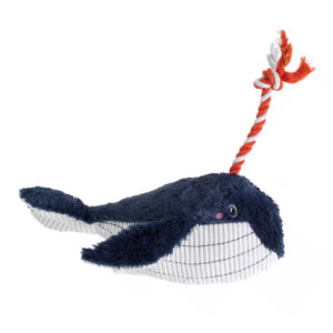 House of Paws Under the Sea Blue Whale Dog Toy