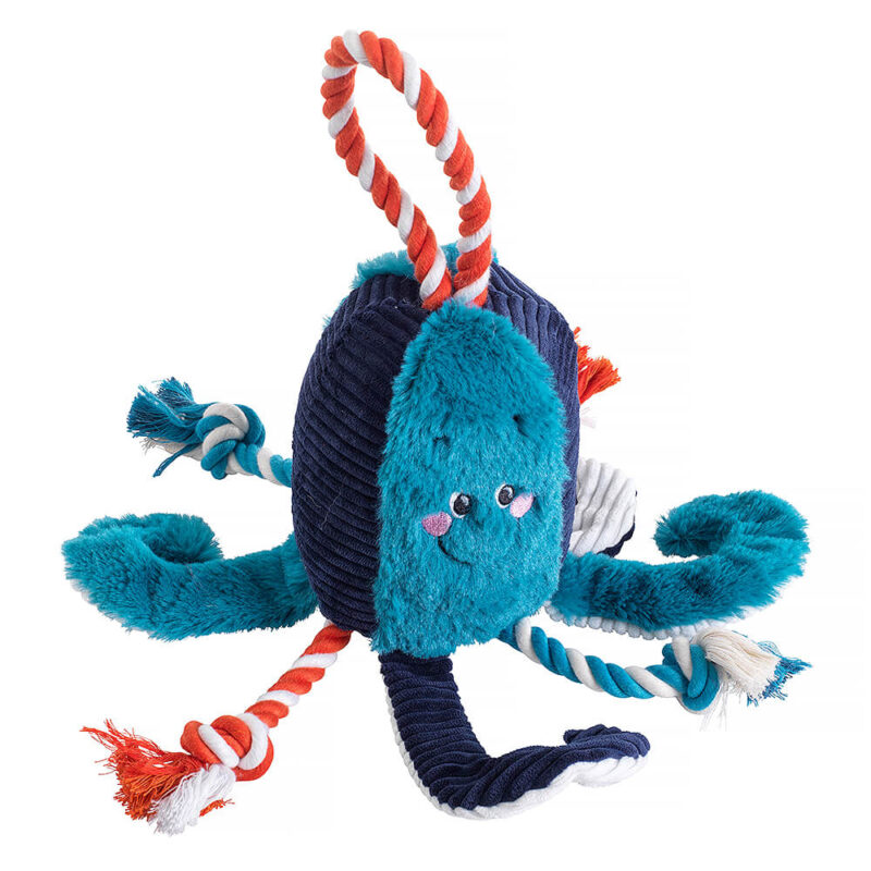 House of Paws Under the Sea Octopus Dog Toy