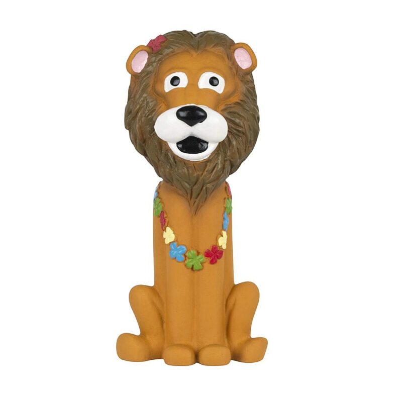 Pet Brands Go Wild Lion Latex Dog Toy