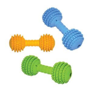Rosewood Cyber Rubber Dumbell Dog Toy Medium