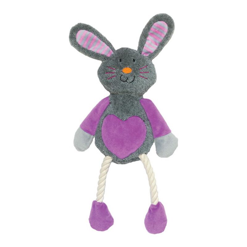 Rosewood Mr Twister Ruby Rabbit Dog Toy