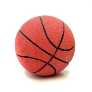 Rosewood Rubber Basketball Dog Toy