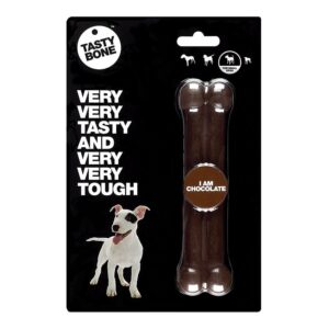 Tastybone Nylon Dog Chew Bone - Chocolate Small